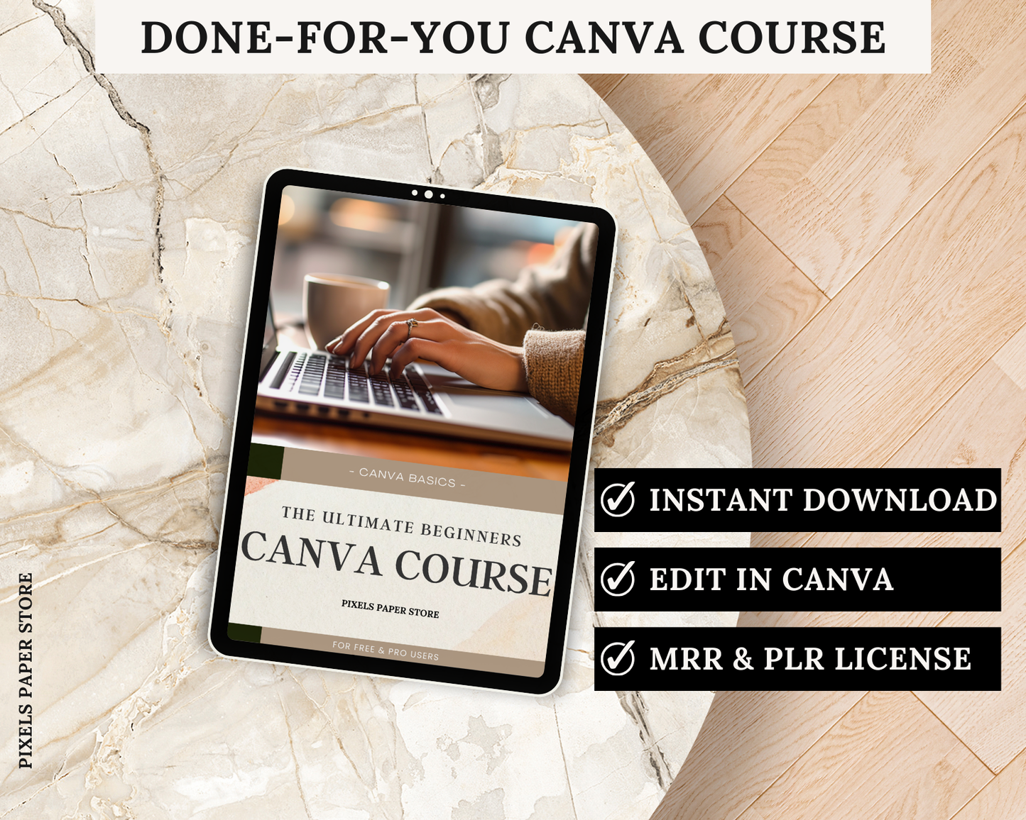 The Ultimate Beginners Canva Course with MRR & PLR