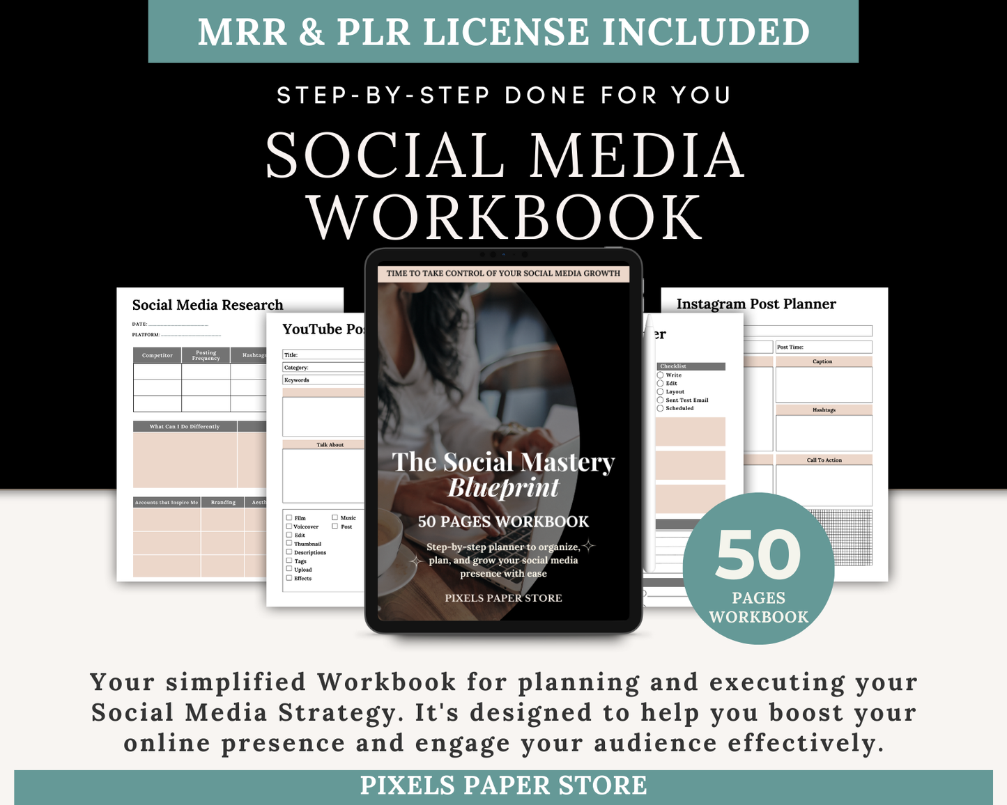 The Social Media Workbook PLR&MRR