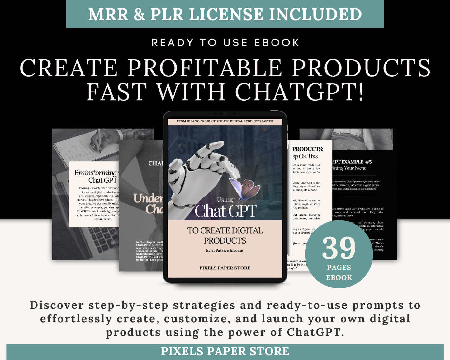 Using Chat GPT to Create Digital Products - AI Guide