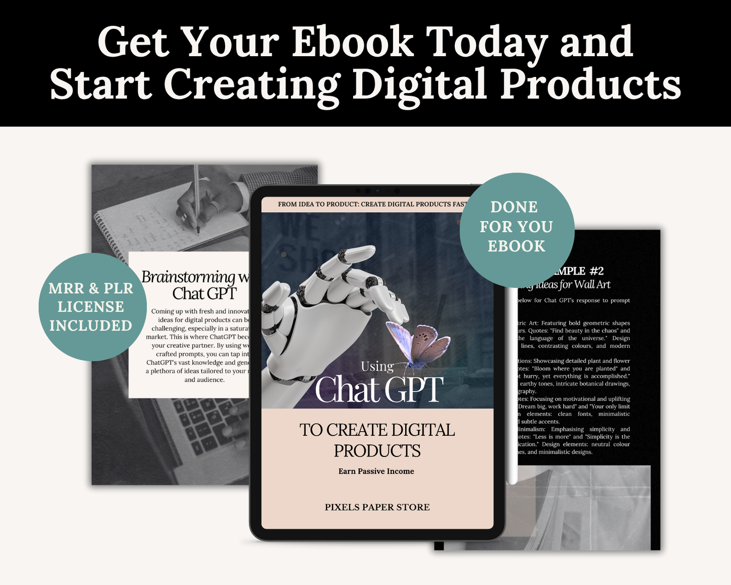Using Chat GPT to Create Digital Products - AI Guide