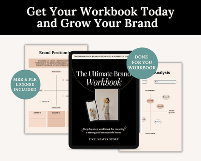 Create and Grow your Online Brand Workbook PLR & MRR