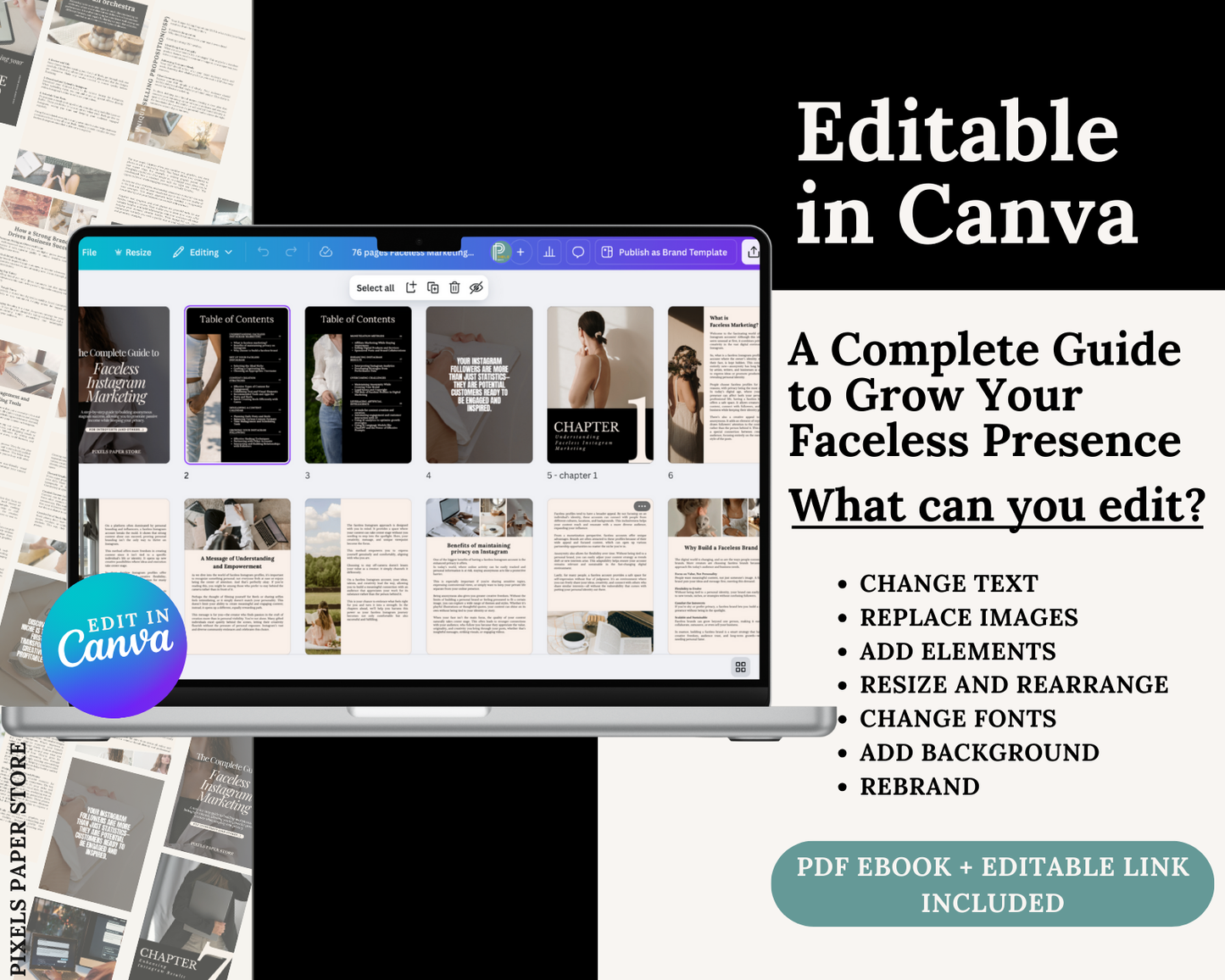 PLR Faceless Instagram Marketing Guide