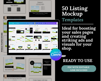 250+ Digital Product Mockup Templates - Bundle