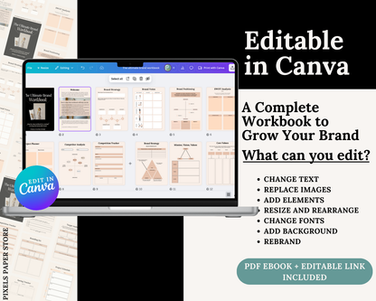 Create and Grow your Online Brand Workbook PLR & MRR