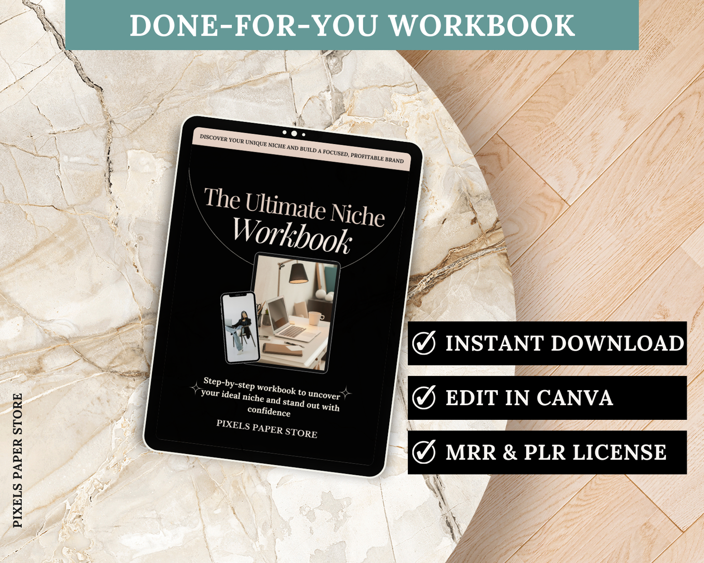 How to Find Your Niche Workbook PLR & MRR