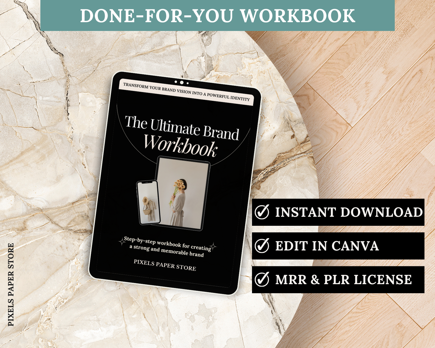 Create and Grow your Online Brand Workbook PLR & MRR