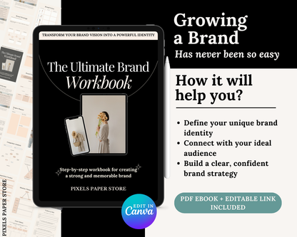 Create and Grow your Online Brand Workbook PLR & MRR