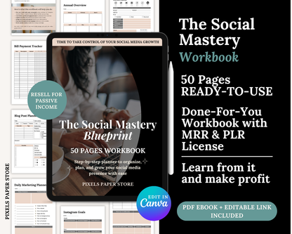 The Social Media Workbook PLR&MRR