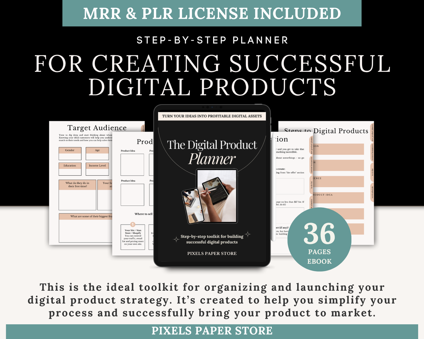 The Digital Product Planner MRR&PLR