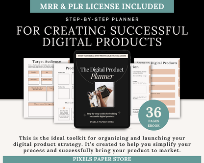 The Digital Product Planner MRR&PLR