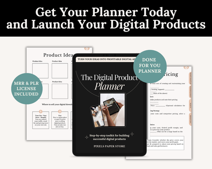 The Digital Product Planner MRR&PLR