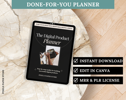 The Digital Product Planner MRR&PLR