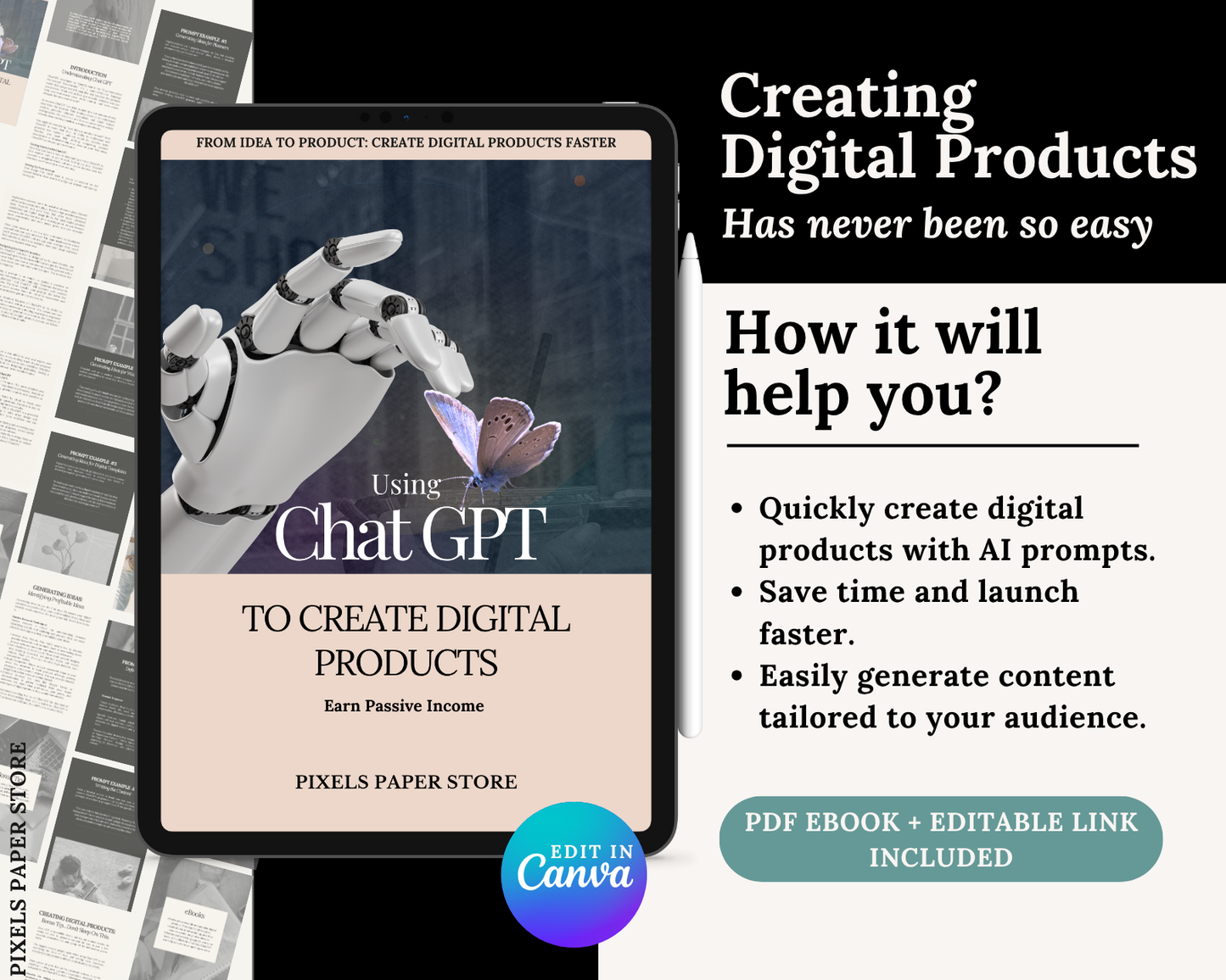 Using Chat GPT to Create Digital Products - AI Guide