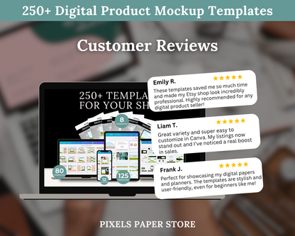 250+ Digital Product Mockup Templates - Bundle