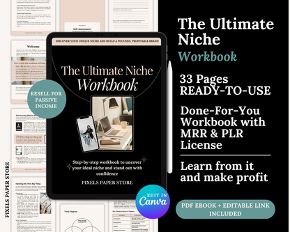 How to Find Your Niche Workbook PLR & MRR