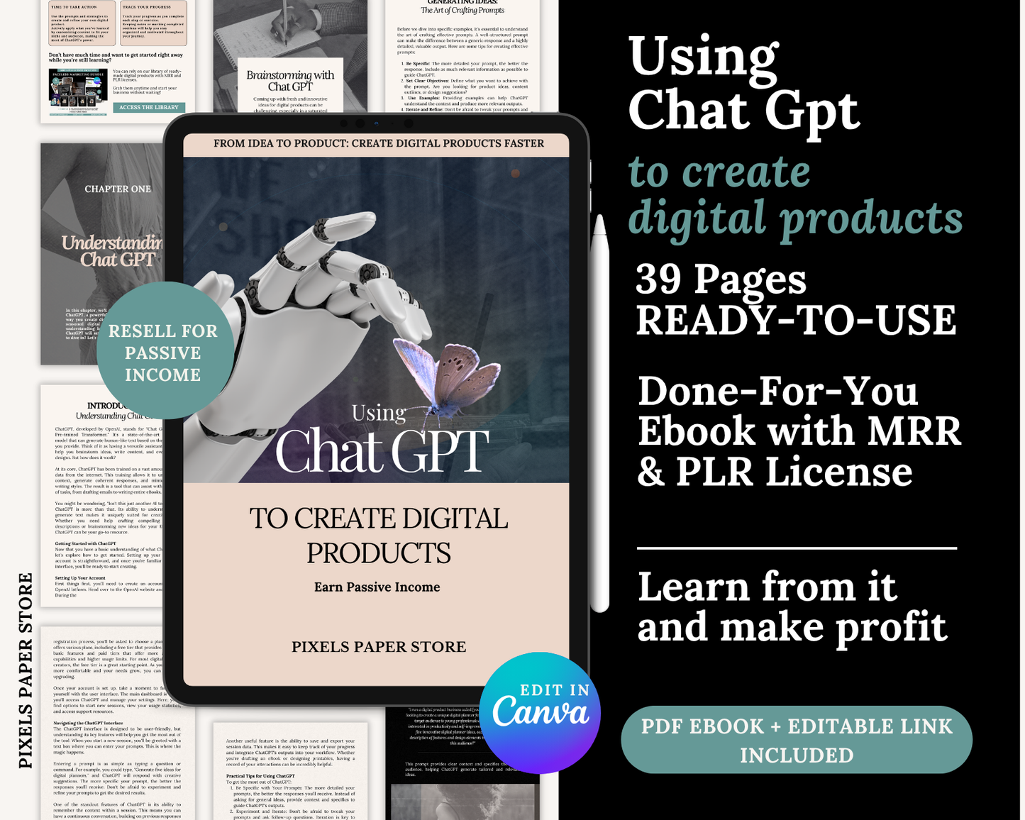 Using Chat GPT to Create Digital Products - AI Guide